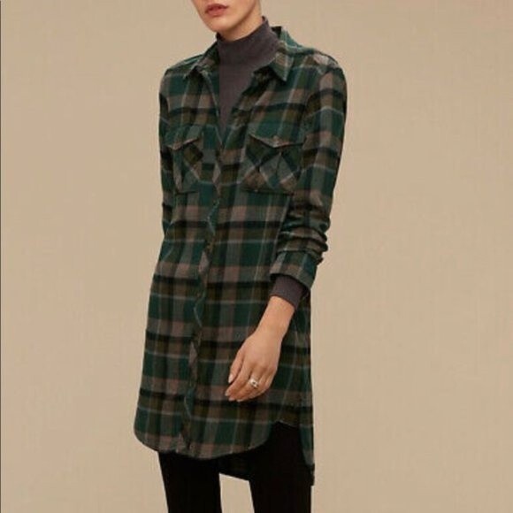 Wilfred Free Plaid Tunic/Dress Small - Picture 1 of 6